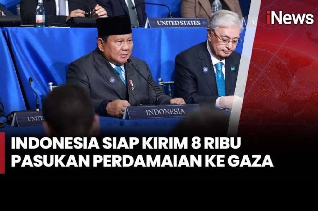 Dipuji Trump di KTT Board of Peace, Prabowo: Indonesia Siap Kirim 8.000 Pasukan ke Gaza
