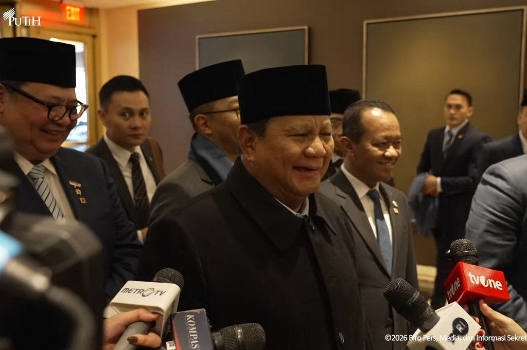 Prabowo Tertawa soal Trump Bilang Tak Ingin Melawannya: Bercanda Itu