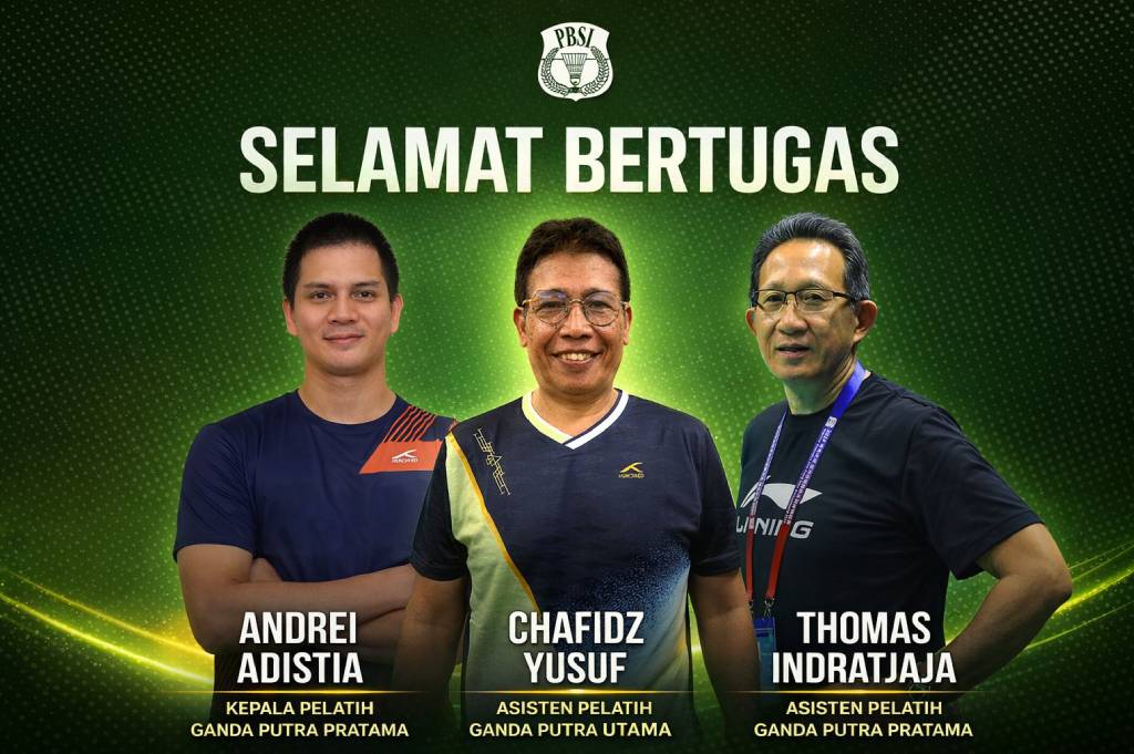 PBSI Rombak Struktur Pelatih Ganda Putra, Chafidz Yusuf Masuk Tim Utama