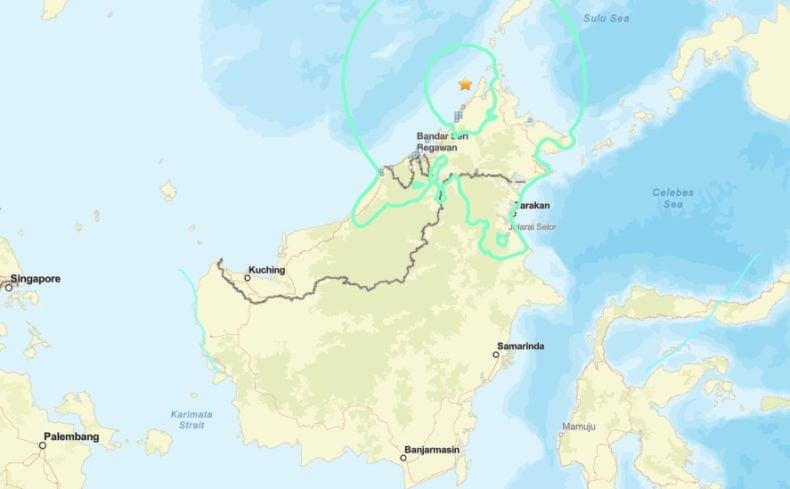 Gempa Kuat M7,1 Guncang Malaysia, Tak Ada Laporan Korban dan Kerusakan
