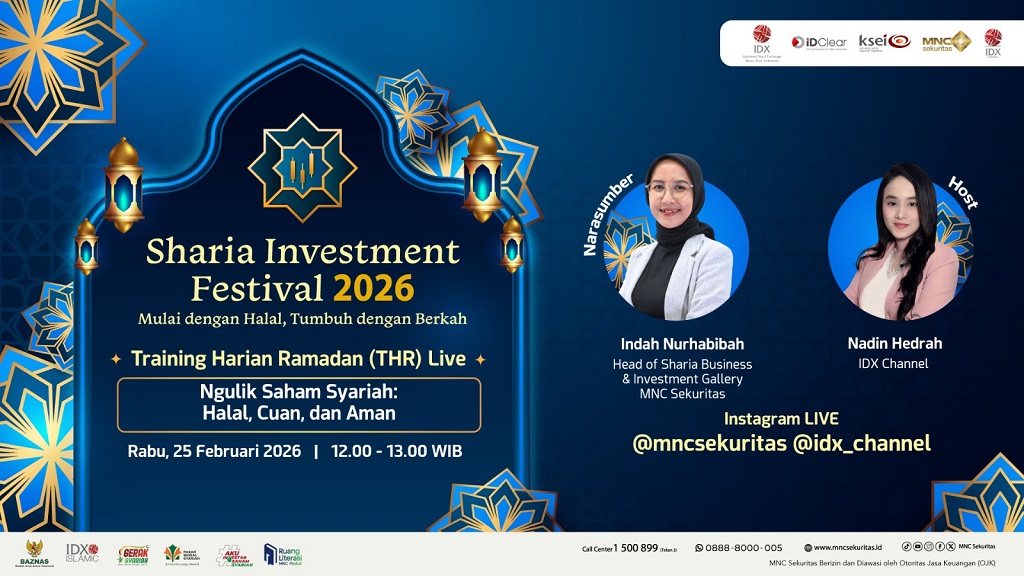 Ramadan Produktif bersama MNC Sekuritas Siang Ini, Ngulik Saham Syariah: Halal, Cuan dan Aman