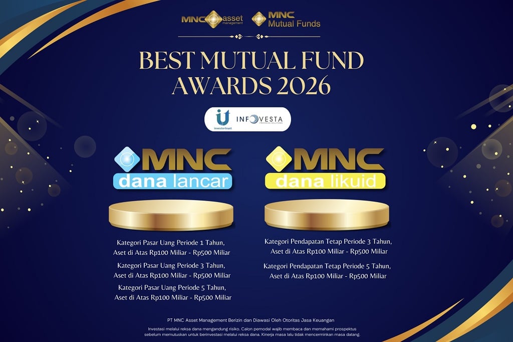 Bangga! MNC Asset Management Raih 5 Penghargaan Best Mutual Fund Awards 2026