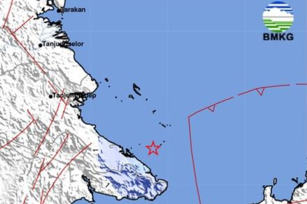 Gempa Hari Ini Magnitudo 4,3 Guncang Berau Kaltim