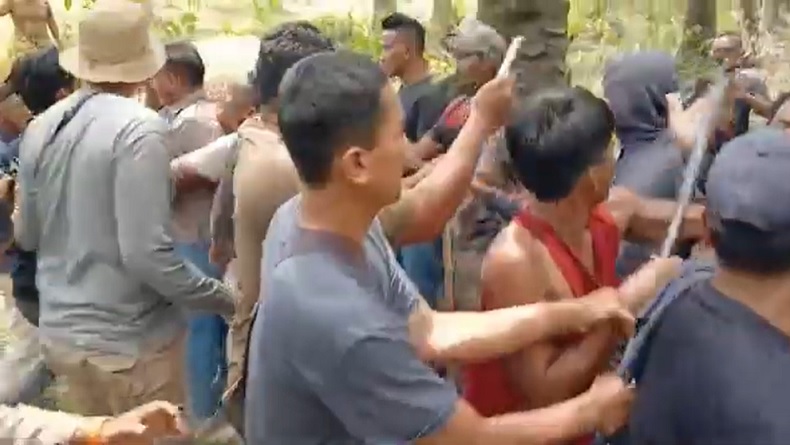 Kericuhan di Kebun Sawit PT BSP Kisaran, 8 Petugas Keamanan Terluka