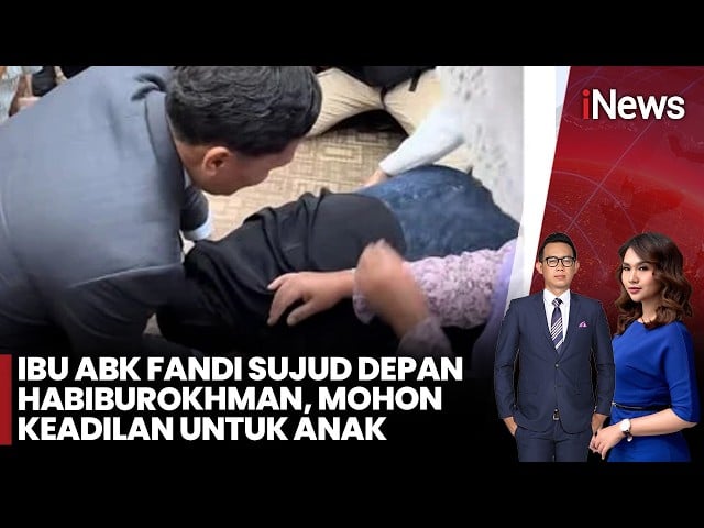 Dua Ibu Bersimpuh Menangis di Kaki Habiburokhman Mohon Keadilan untuk Anaknya