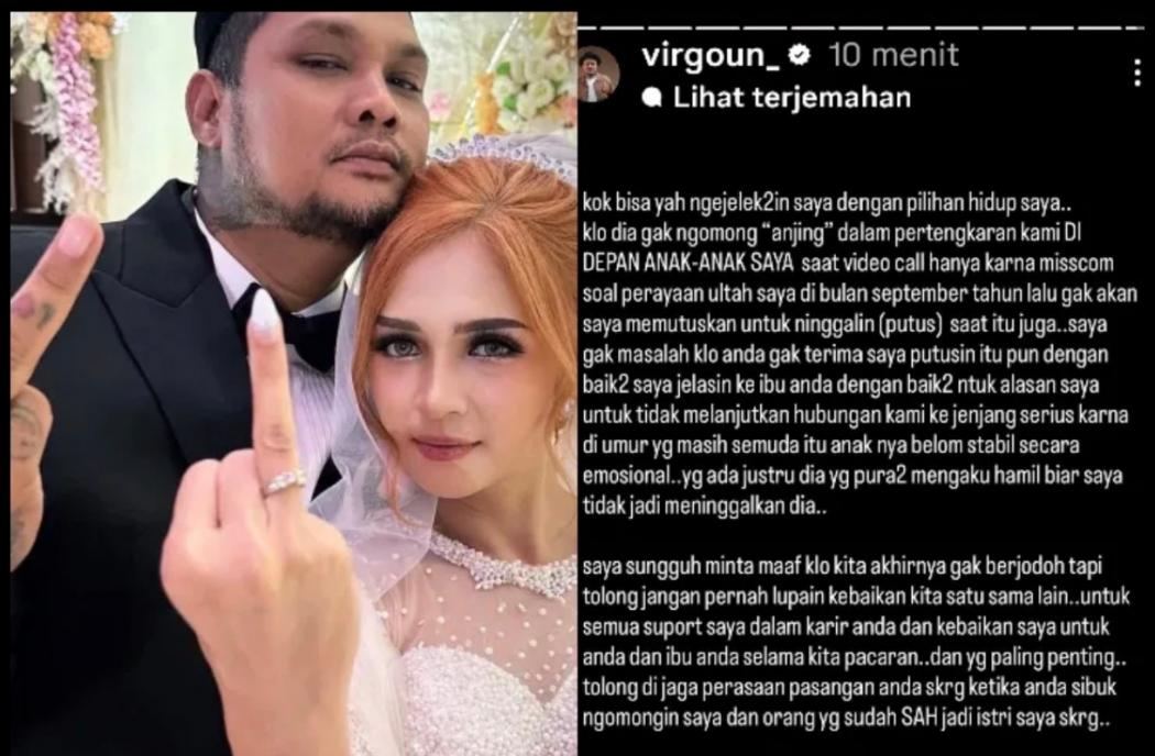 Disindir Luna, Virgoun Akhirnya Ungkap Penyebab Putus dengan sang Mantan Pacar