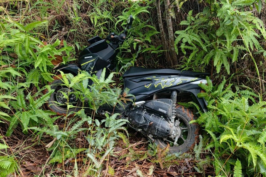 Berkat Pasang GPS, Motor Hilang Dicuri Ditemukan di Semak-Semak