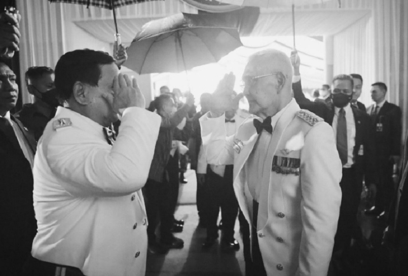 Prabowo Kenang Sosok Try Sutrisno: Prajurit Sejati, Mengutamakan Tanah Air