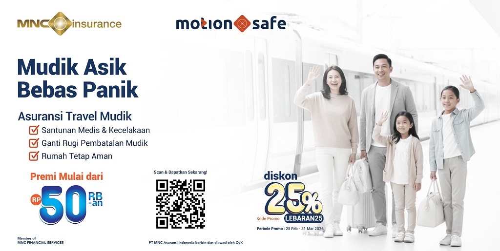 Sambut Mudik Lebaran, MNC Insurance Kembali Hadirkan Asuransi Travel Mudik di MotionSafe