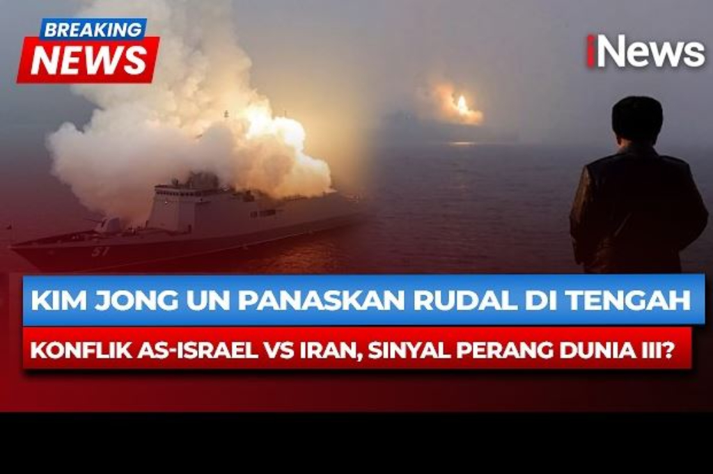 Kim Jong Un Pamer Rudal dari Kapal Perang di Tengah Konflik AS-Israel vs Iran Memanas