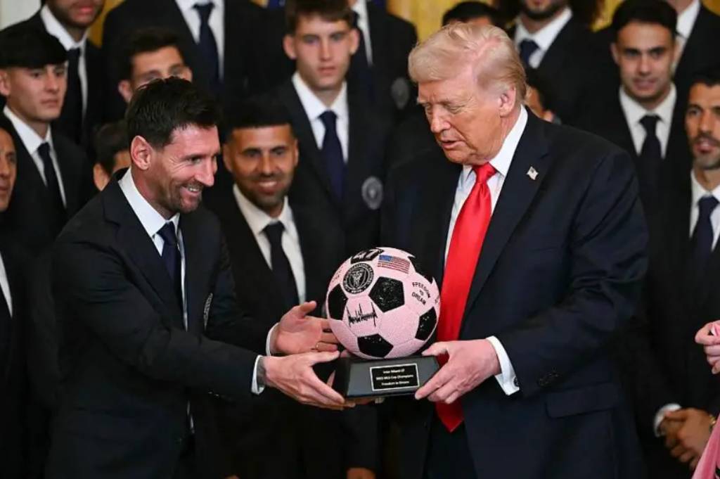 Lionel Messi ke Gedung Putih, Donald Trump: Putra Saya Penggemar Berat Anda!