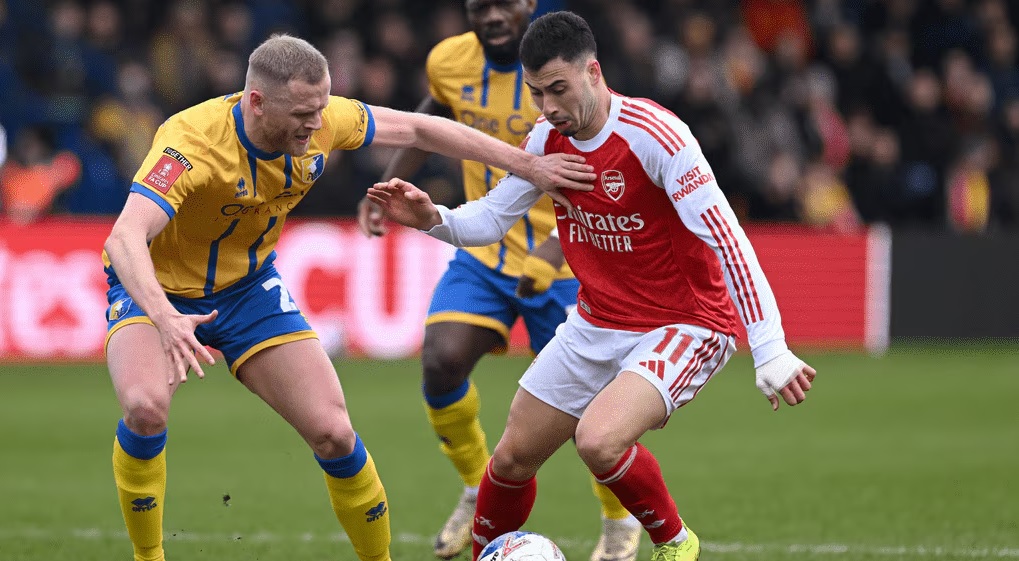 Arsenal Susah Payah Singkirkan Mansfield, Tiket Perempat Final Piala FA di Tangan