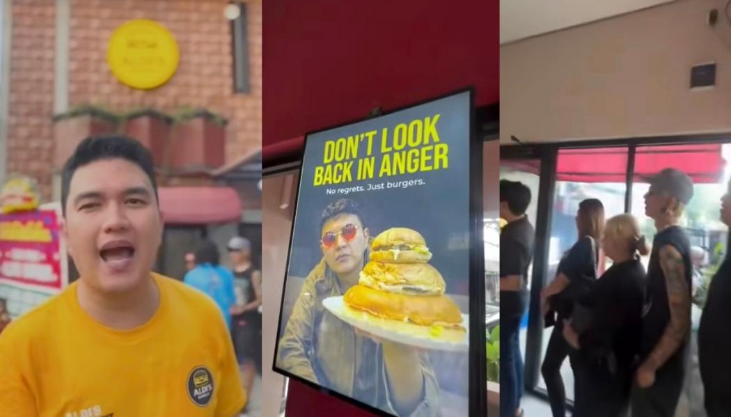 Viral Aldi Taher Jualan Burger, Marketing Uniknya Bikin Nitezen Salut