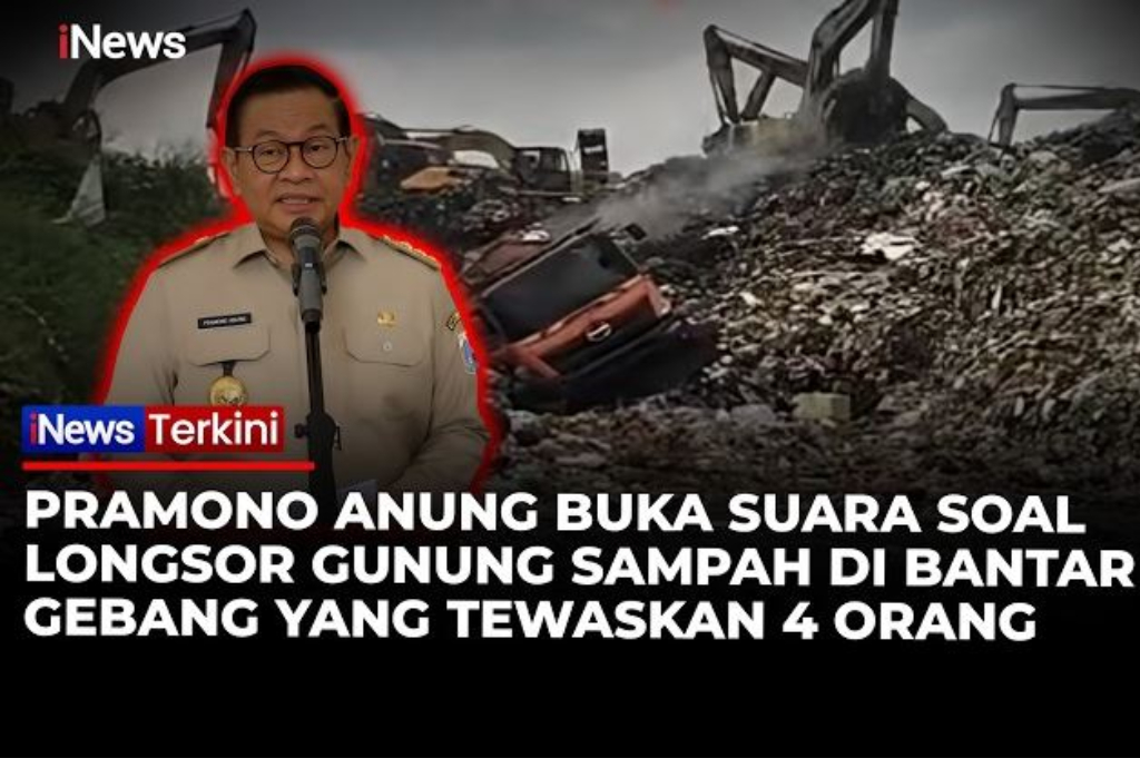 Longsor Gunung Sampah Bantargebang Telan Korban Jiwa, Ini Kata Pramono Anung