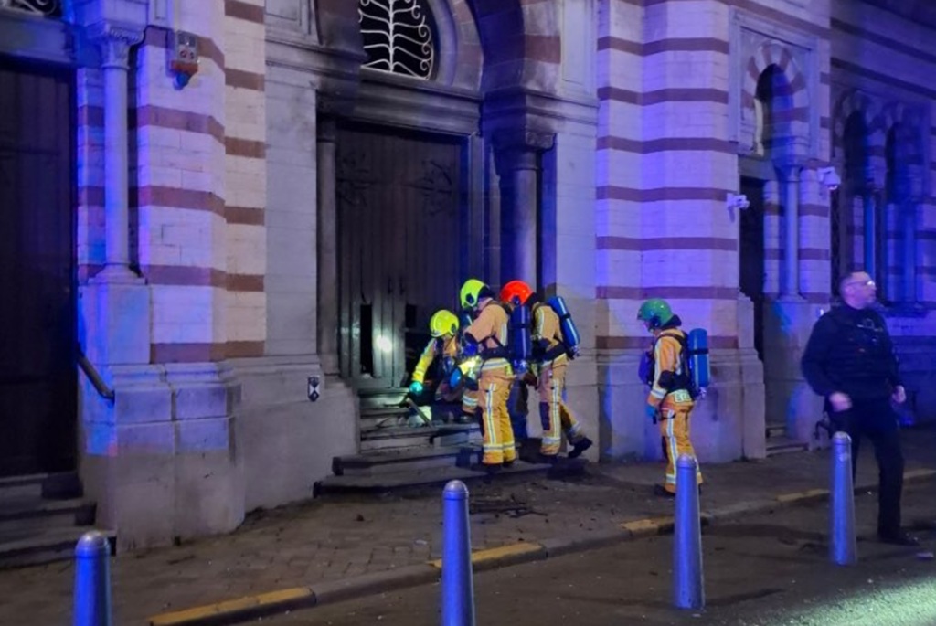 Sinagoge Bersejarah di Belgia Rusak Dihantam Ledakan