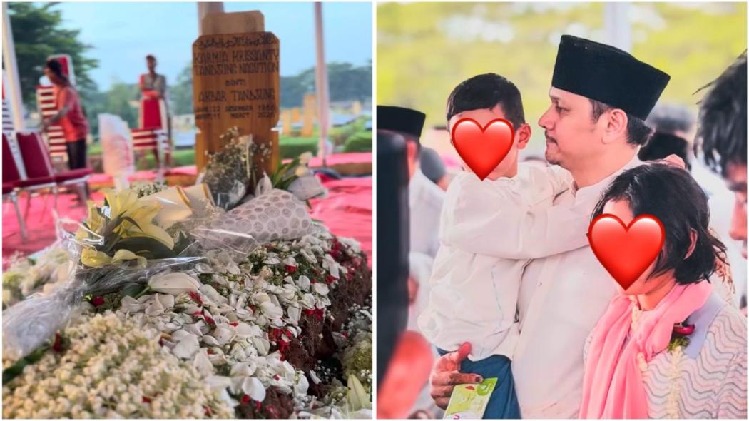 Tangis Akbar Nasution Pecah di Depan Makam Putri Akbar Tandjung: Kau Arti Kesempurnaan