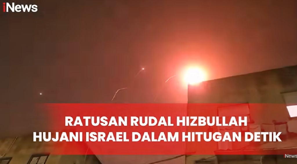 Israel Dihujani Ratusan Rudal Hizbullah, Ribuan Warga Panik Selamatkan Diri