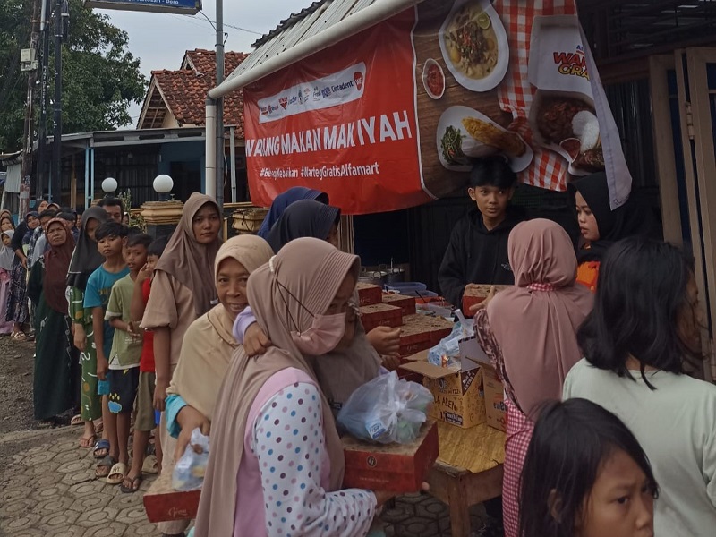 Warteg Gratis Alfamart Makin Meluas, Jangkau 34 Kota dan 102 UMKM pada 2026