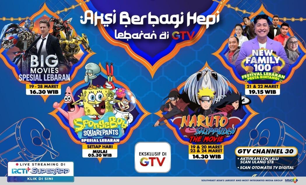 Lebaran Bertabur Keceriaan! GTV Hadirkan Maraton Movie Transformers hingga Pesta Bintang di New Family 100