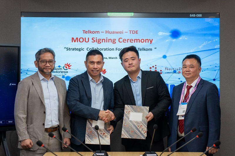 TelkomGroup Jalin Kerja Sama dengan Huawei, Perkuat Ekosistem Data Center 