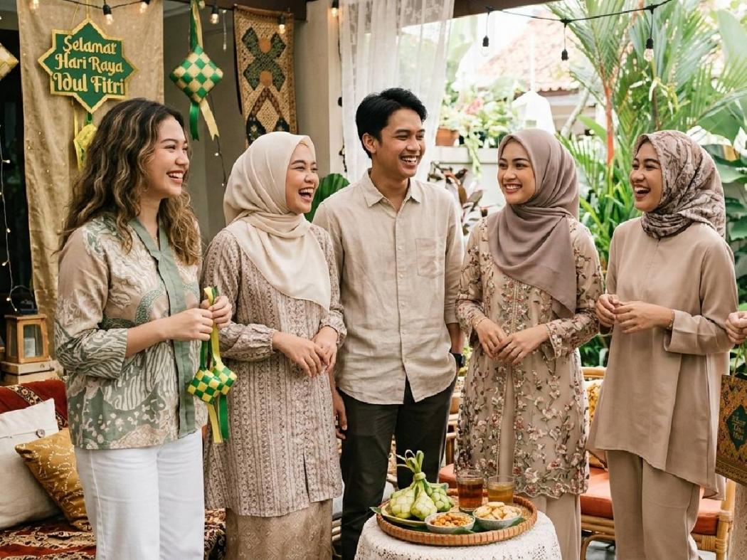 Tren Baju Lebaran 2026 ala Gen Z, Tak Harus Baru yang Penting Kompak!