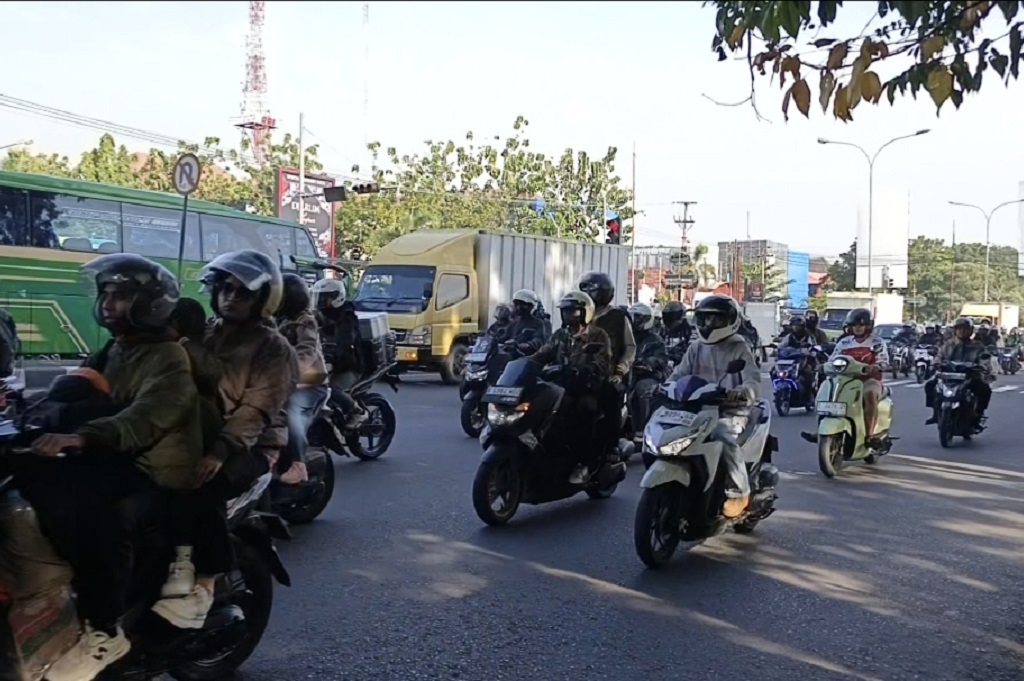 Jelang Lebaran, Jalur Pantura Arah Jateng Masih Didominasi Pemudik Motor