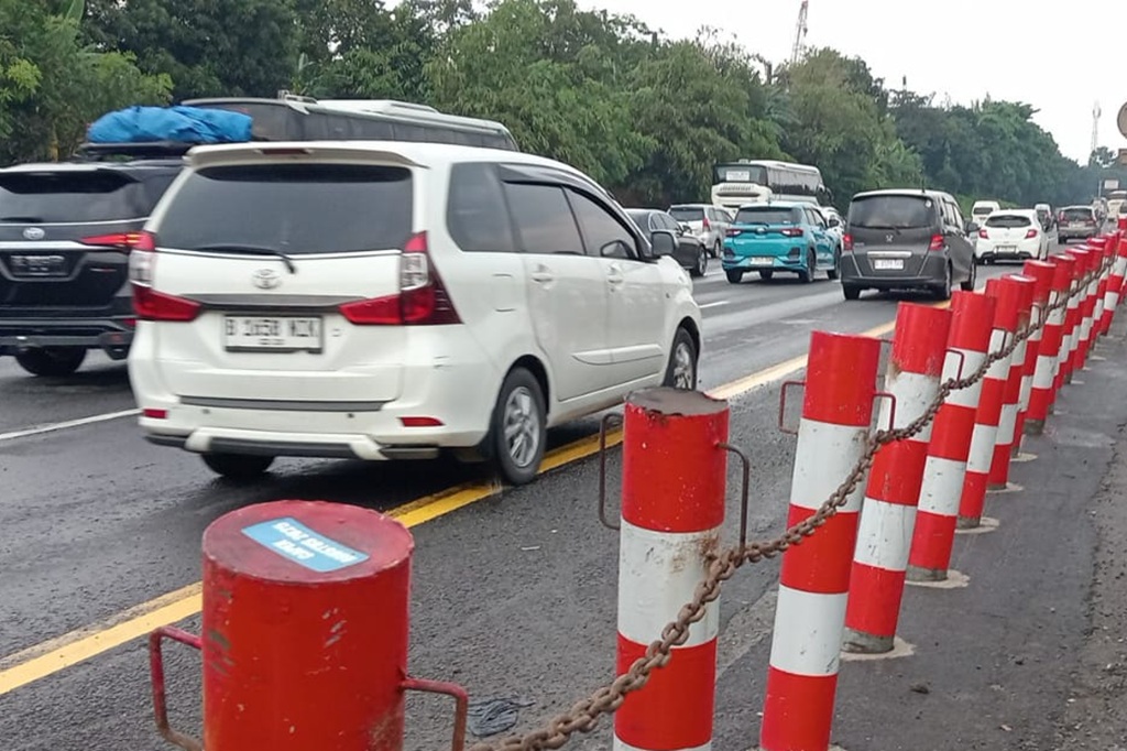 Mudik Lebaran Berakhir, Contraflow di Tol Jakarta-Cikampek Disetop 