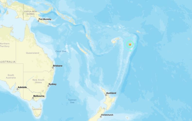 Gempa Bumi Kuat Bermagnitudo 7,6 Guncang Tonga