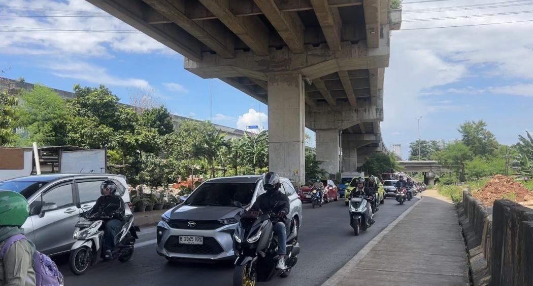 Arus Balik Lebaran, Begini Kondisi Lalu Lintas di Jalan Arteri Kalimalang-Jakarta