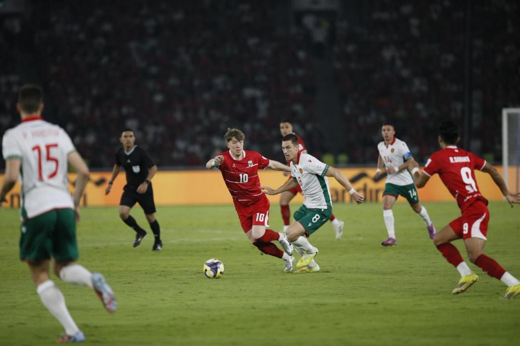 Timnas Indonesia vs Bulgaria: Penalti Jadi Mimpi Buruk, Garuda Tertinggal 0-1 di Babak Pertama
