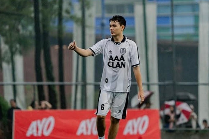 Paul Aro Ikut Ramaikan Pertandingan Mini Soccer Bareng Reza Arap di Marapthon