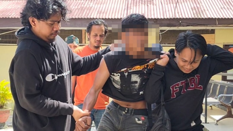 Begal Bersenjata Parang di Depan Minimarket Pangkep Ditangkap, 2 Diburu