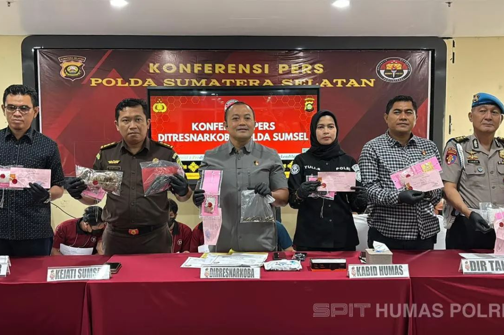 Polda Sumsel Musnahkan Sabu dan Ekstasi Rp1,2 Miliar, Selamatkan 20.442 Jiwa dari Narkoba