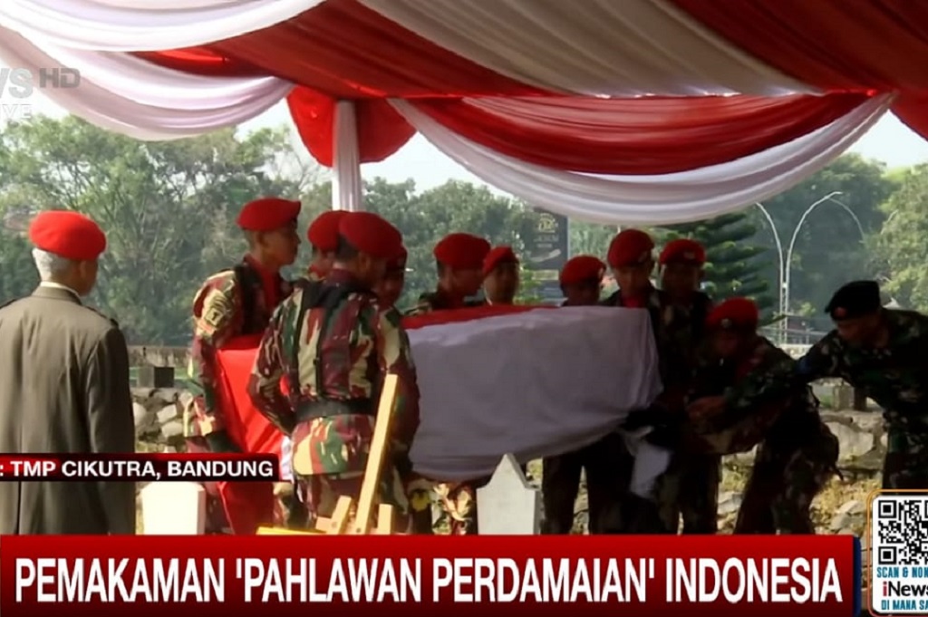 Panglima TNI Pimpin Pemakaman Mayor Zulmi, Prajurit yang Gugur di Lebanon