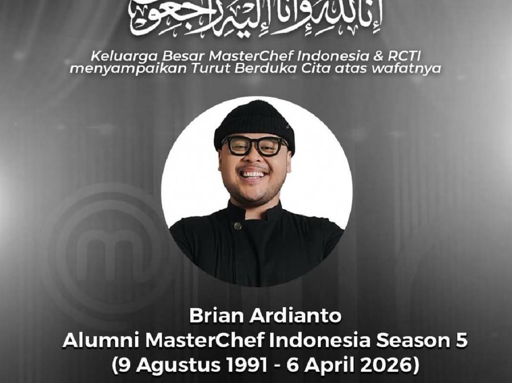 Innalillahi, Brian Ardianto MasterChef Indonesia Meninggal Dunia