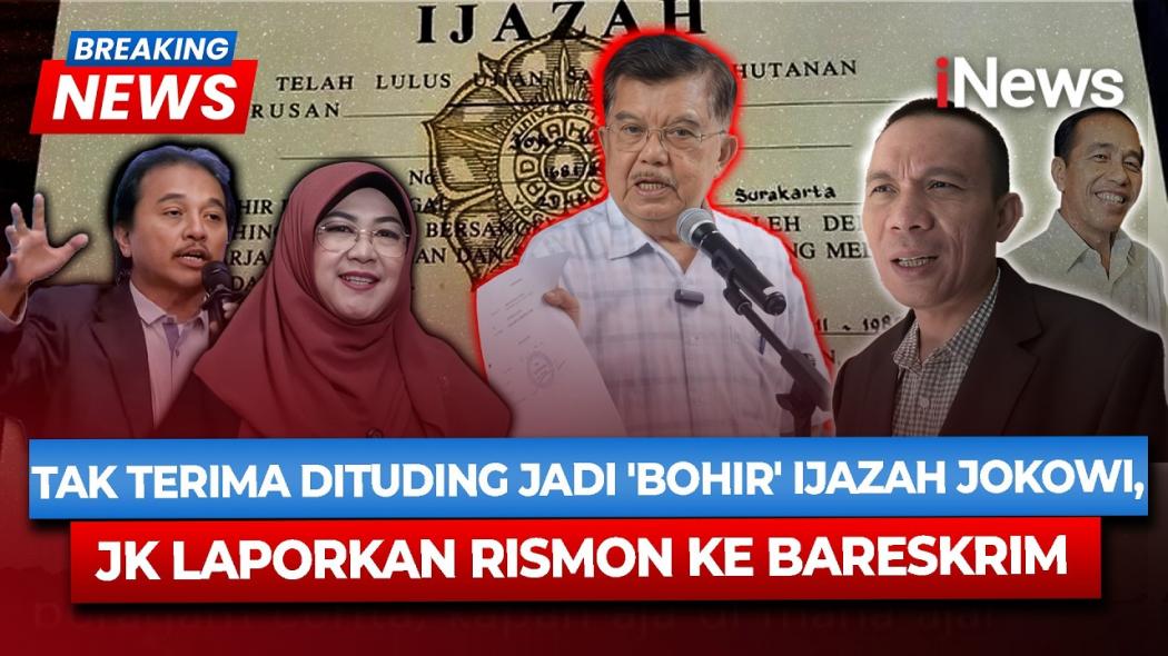 JK Laporkan Rismon Sianipar ke Bareskrim Polri, Menyusul Empat Youtuber 
