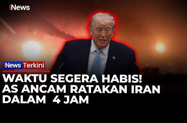 Ultimatum! Trump Ancam Hancurkan Iran jika Tak Buka Selat Hormuz 