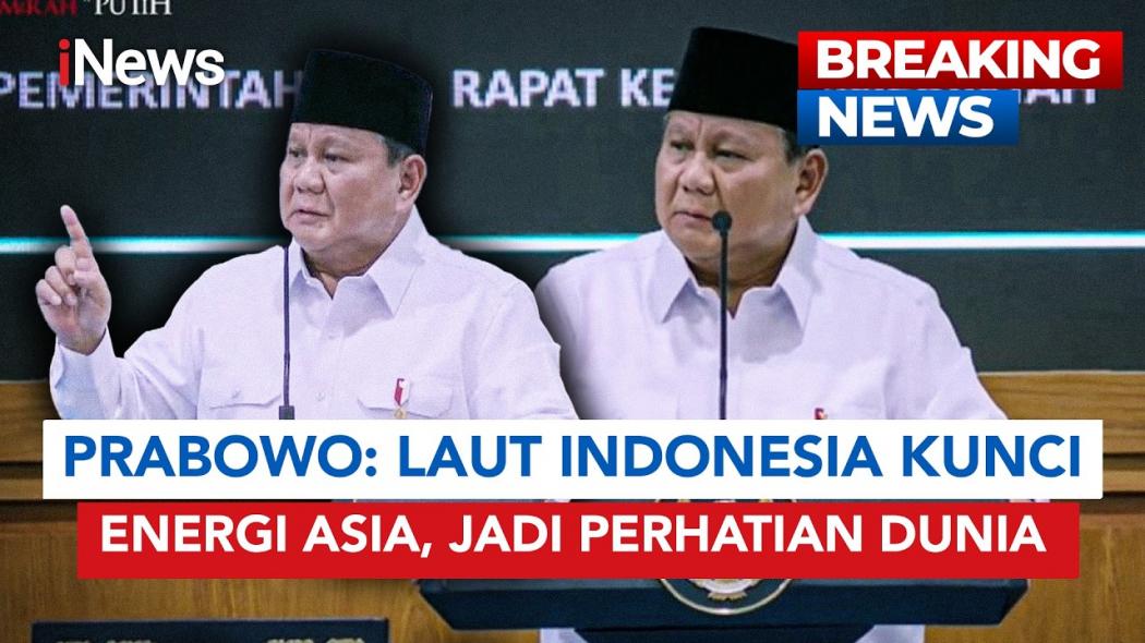 Strategis! Prabowo Sebut 70% Energi Asia Timur dan Perdagangan Dunia Lewat Laut Indonesia