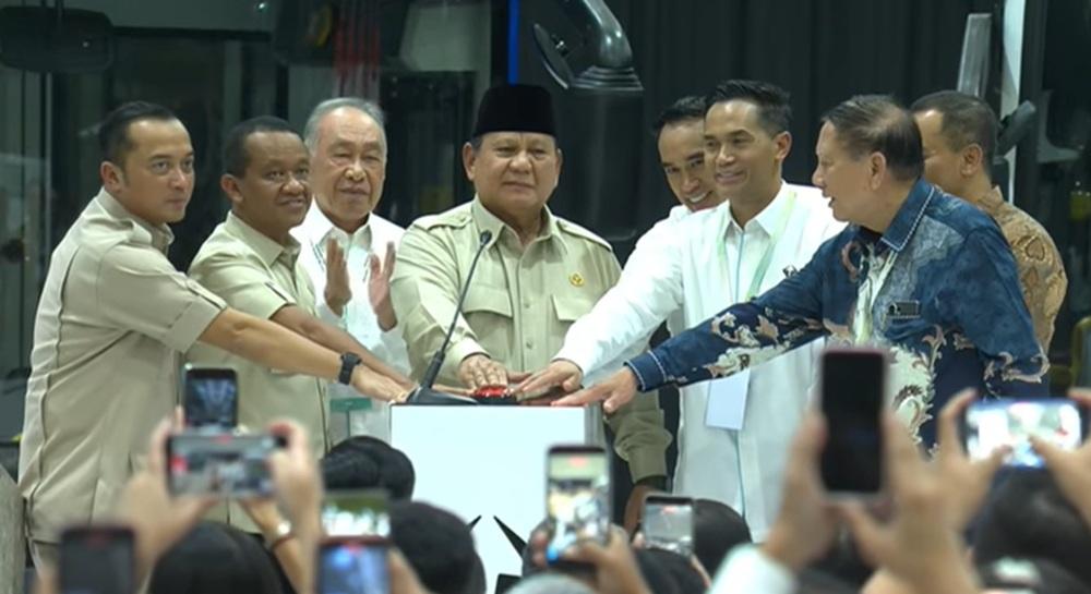 Prabowo Resmikan Pabrik Mobil Listrik Berkapasitas 3.000 Unit di Magelang