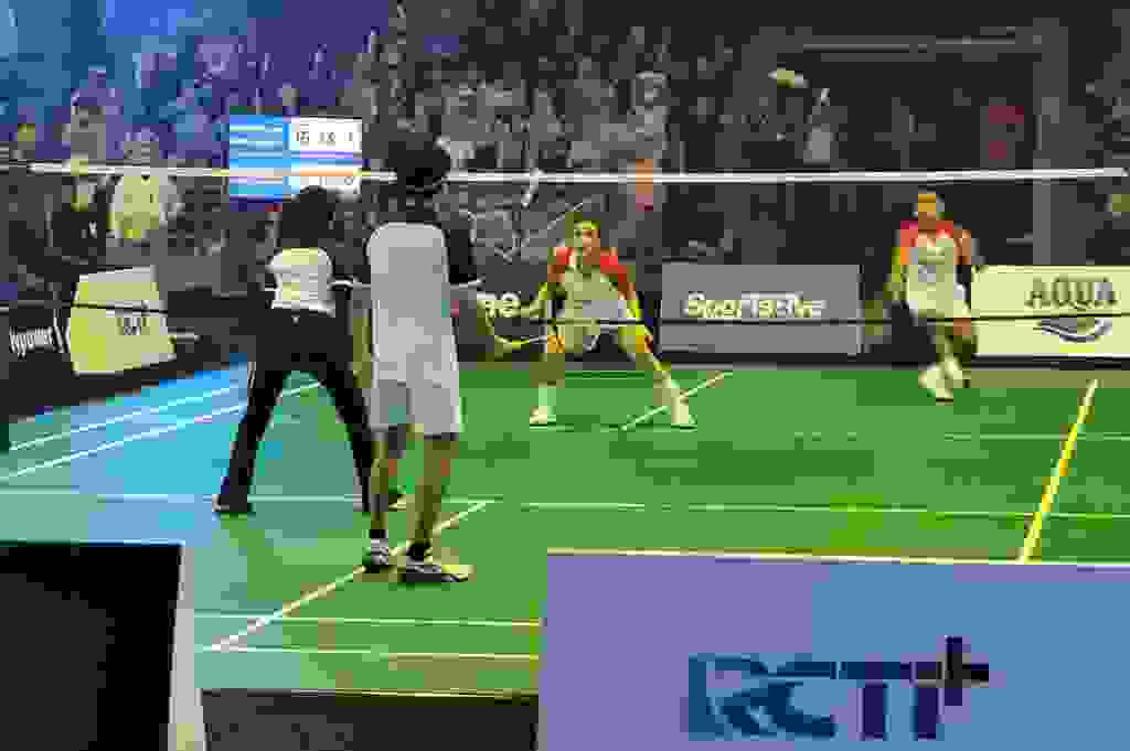 Samuel Cipta/Nabila Taqiyah Bangkit Dramatis, Kalahkan Bertrand Peto/Rara di SporTstive+