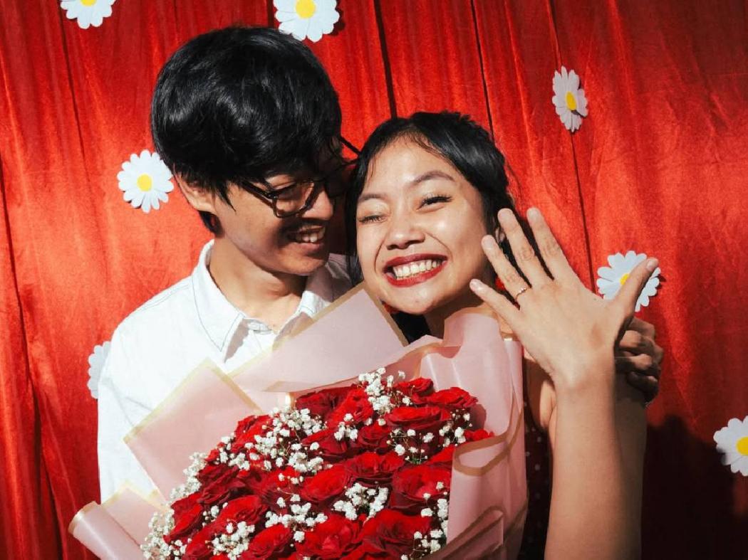 Selamat! Aulion Resmi Lamar Pila Novila, Ini Fotonya