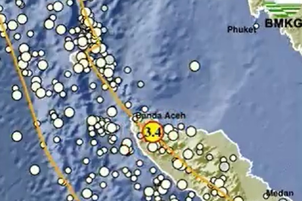 Gempa Dangkal Guncang Jantho Aceh Besar, Cek Magnitudonya