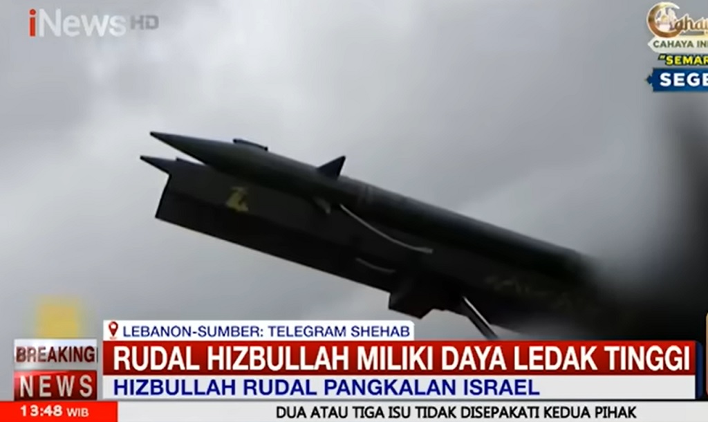 Hizbullah Balas Dendam, Pangkalan AL Israel Dibombardir Rudal Berdaya Ledak Tinggi