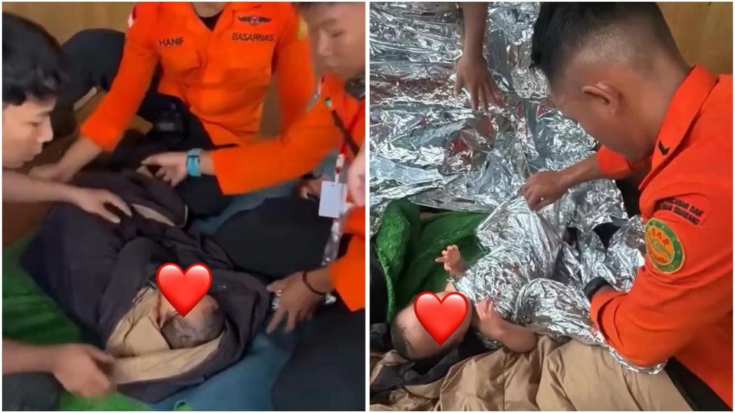 Detik-Detik Bayi 1,5 Tahun Alami Hipotermia di Gunung Ungaran, Menangis Kedinginan Dibalut Aluminium Foil