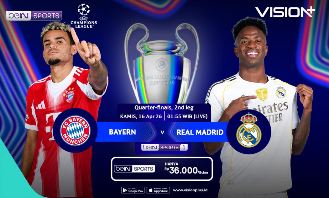 Jadwal Bayern Munchen vs Real Madrid di Liga Champions Dini Hari Nanti