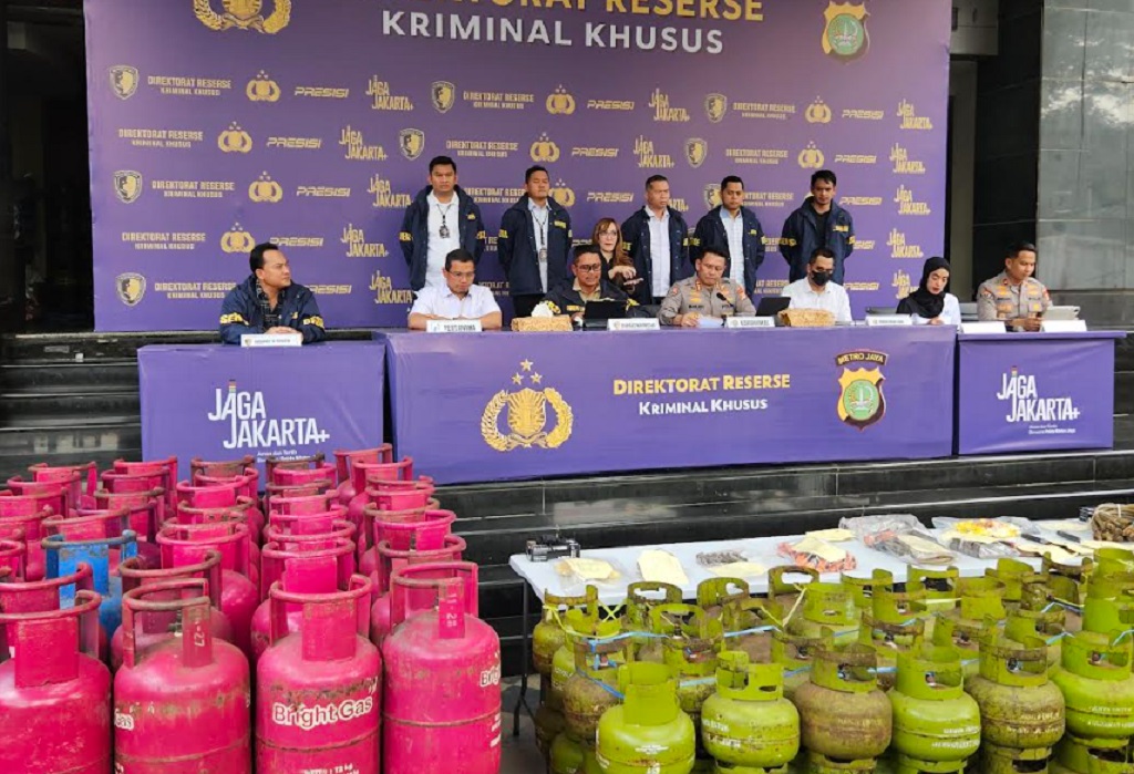 Polda Metro Bongkar Praktik LPG Oplosan, Omzet Pelaku Capai Rp2,7 Miliar