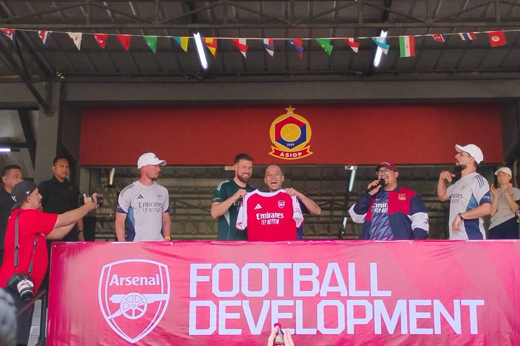 Legenda Arsenal Aaron Ramsey Terpukau Antusiasme Fans Indonesia