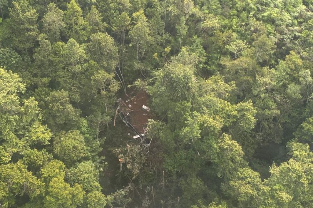 Terungkap! Helikopter Jatuh di Sekadau Kalbar Sempat Kirim Sinyal Darurat