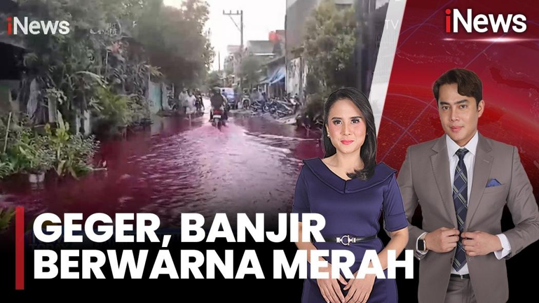 Penampakan Banjir Merah Darah di Solo, Bikin Geger Warga!