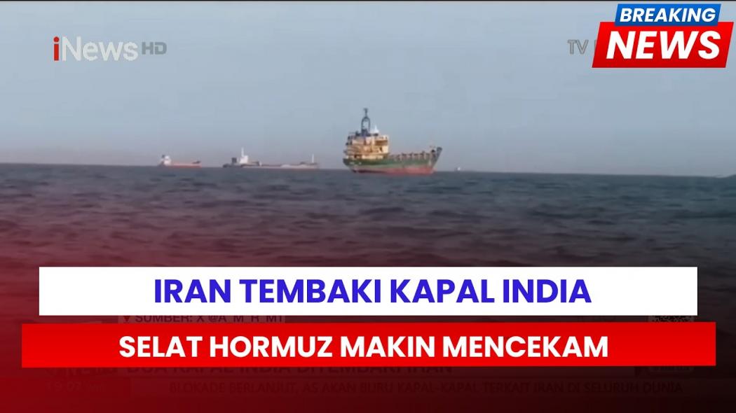 Selat Hormuz Memanas! Garda Revolusi Iran Tembaki Kapal Dagang di Jalur Vital